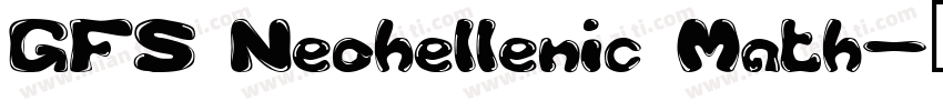 GFS Neohellenic Math字体转换